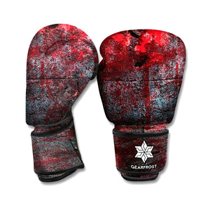 Bloody Room Print Boxing Gloves