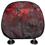 Bloody Room Print Car Headrest Covers