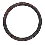 Bloody Room Print Car Steering Wheel Cover