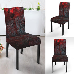 Bloody Room Print Dining Chair Slipcover