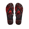 Bloody Room Print Flip Flops