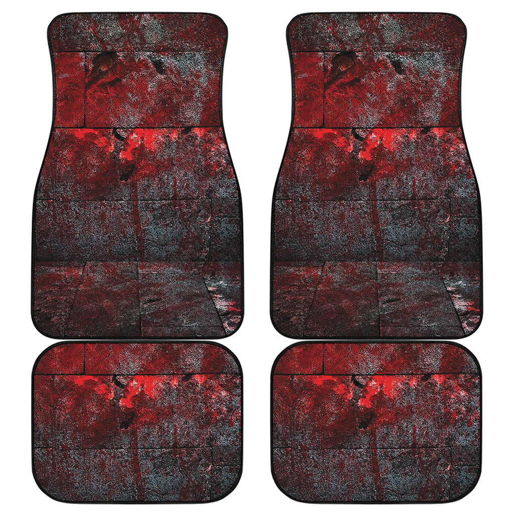 Bloody Room Print Front and Back Car Floor Mats