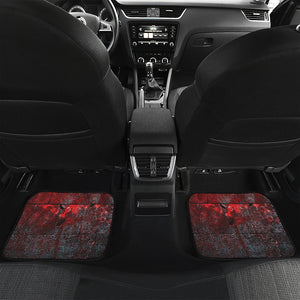 Bloody Room Print Front and Back Car Floor Mats