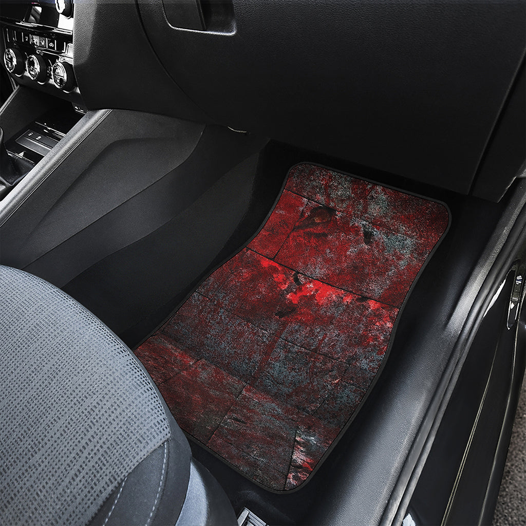 Bloody Room Print Front and Back Car Floor Mats