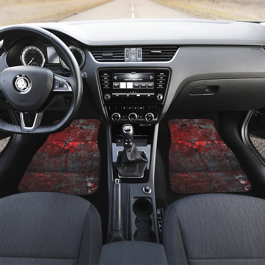 Bloody Room Print Front Car Floor Mats