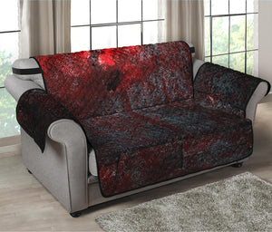 Bloody Room Print Loveseat Protector