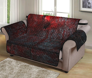 Bloody Room Print Loveseat Protector