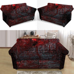 Bloody Room Print Loveseat Slipcover