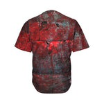 Bloody Room Print Men's Baseball Jersey