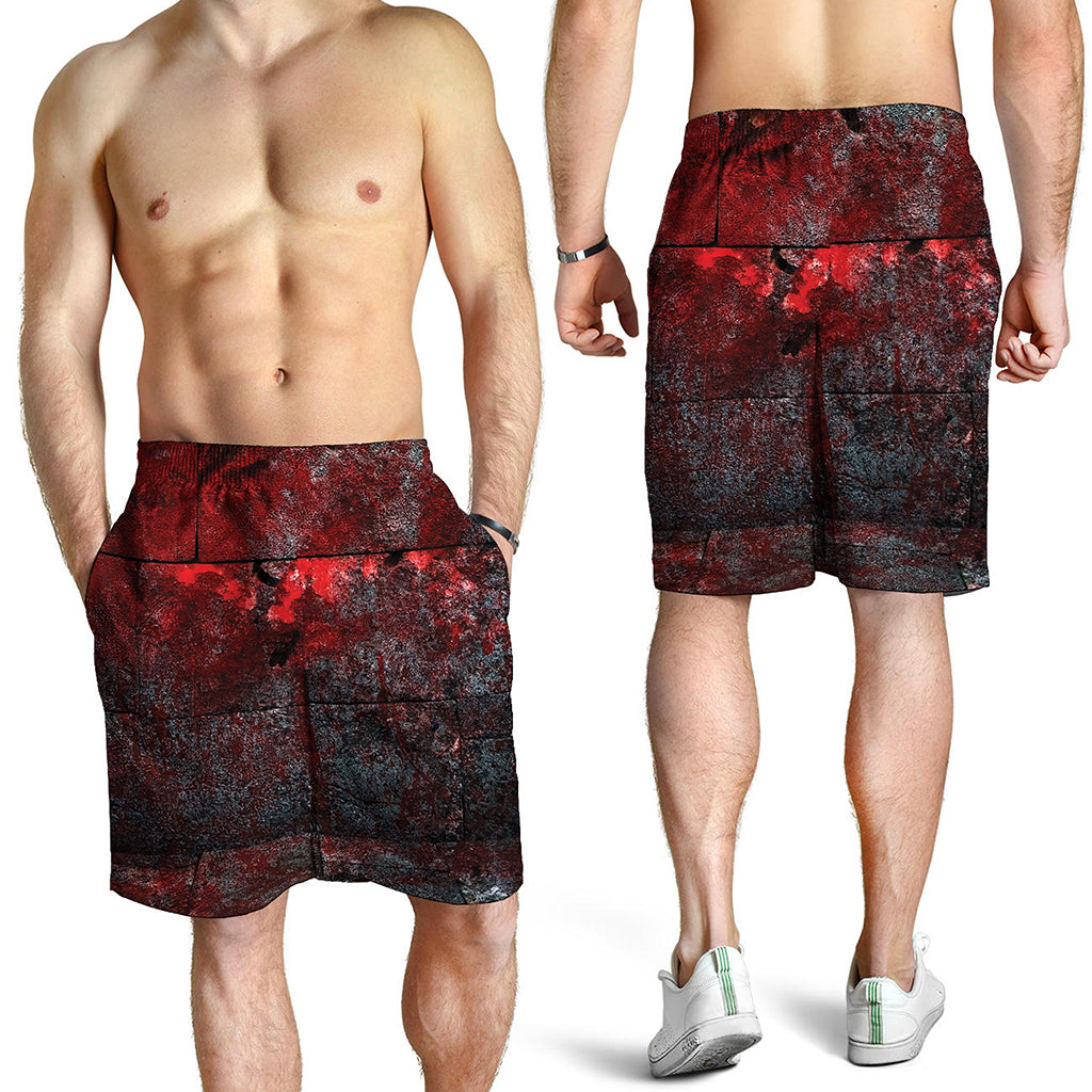 Bloody Room Print Men's Shorts