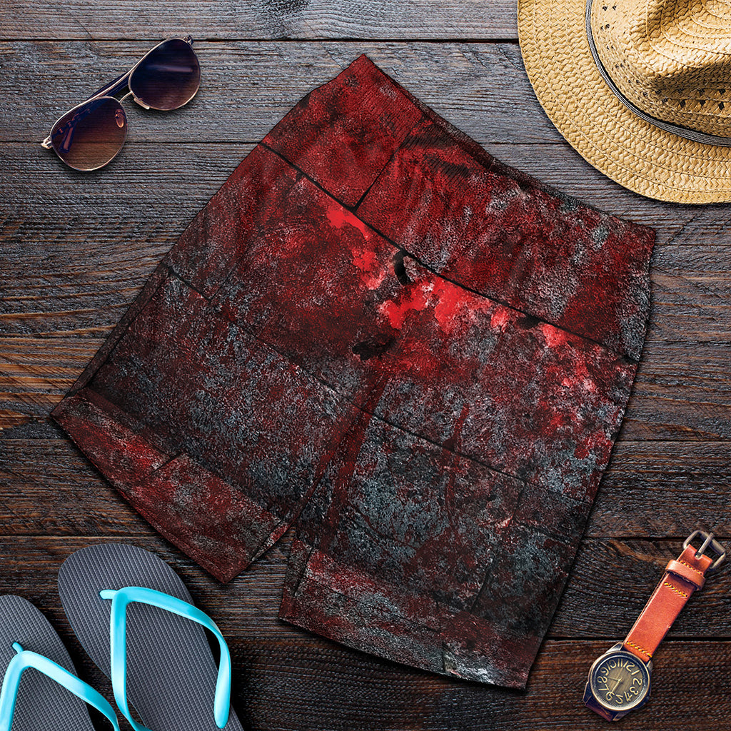 Bloody Room Print Men's Shorts