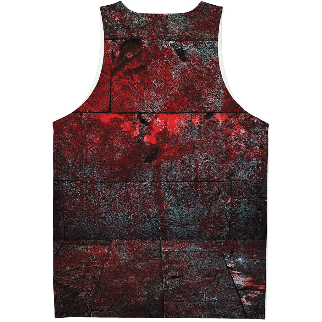 Bloody Room Print Men's Tank Top