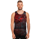 Bloody Room Print Men's Tank Top