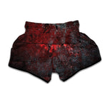 Bloody Room Print Muay Thai Boxing Shorts