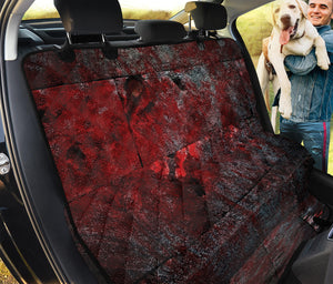 Bloody Room Print Pet Car Back Seat Cover