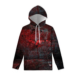 Bloody Room Print Pullover Hoodie