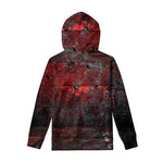 Bloody Room Print Pullover Hoodie