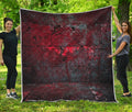 Bloody Room Print Quilt