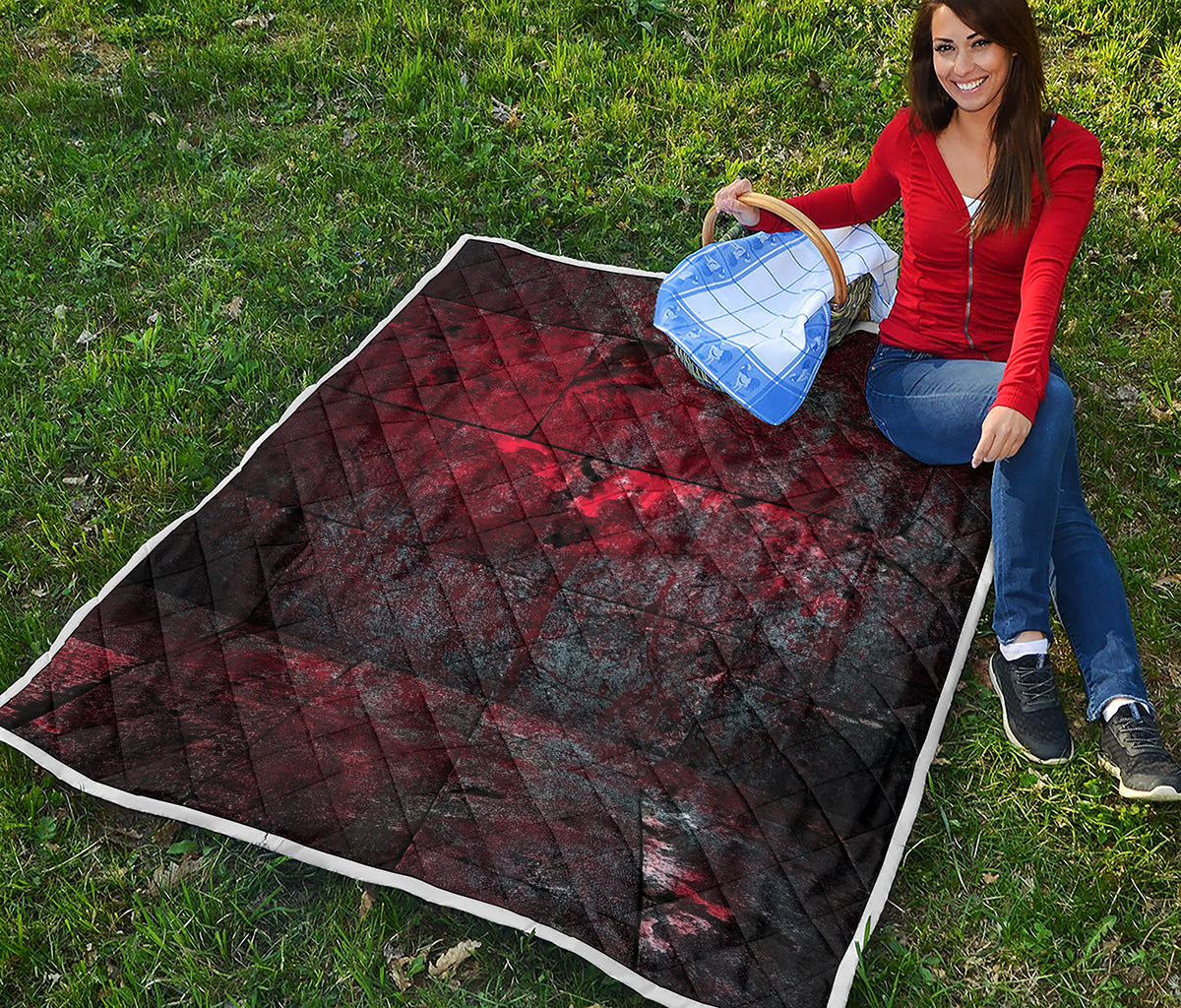 Bloody Room Print Quilt