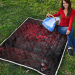 Bloody Room Print Quilt