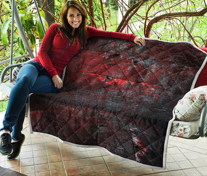 Bloody Room Print Quilt