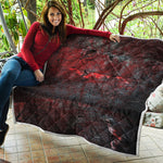 Bloody Room Print Quilt