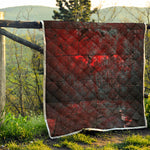 Bloody Room Print Quilt