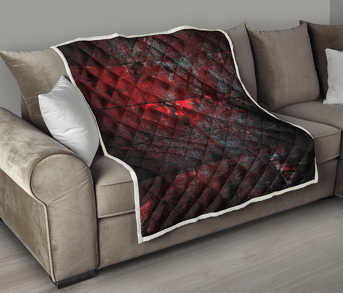 Bloody Room Print Quilt
