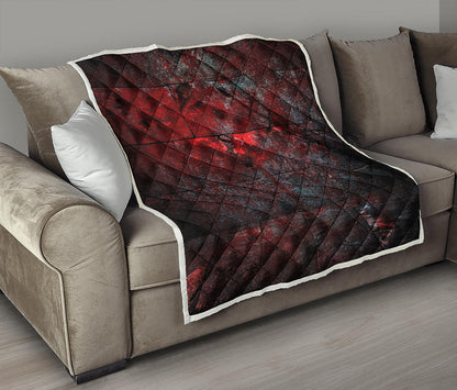 Bloody Room Print Quilt