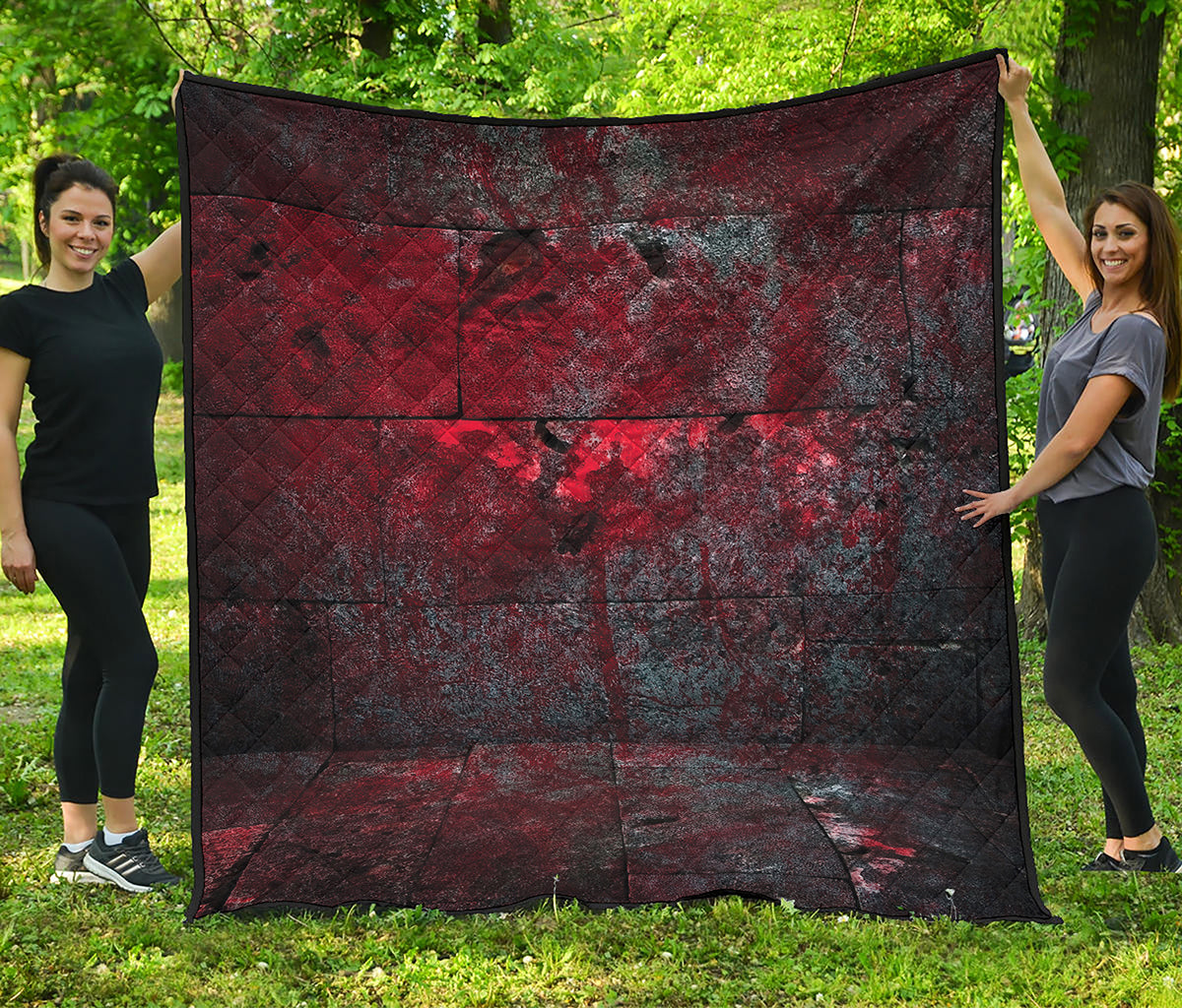 Bloody Room Print Quilt