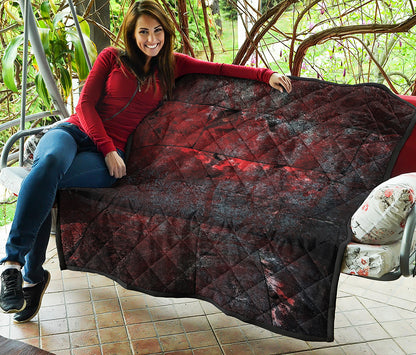 Bloody Room Print Quilt