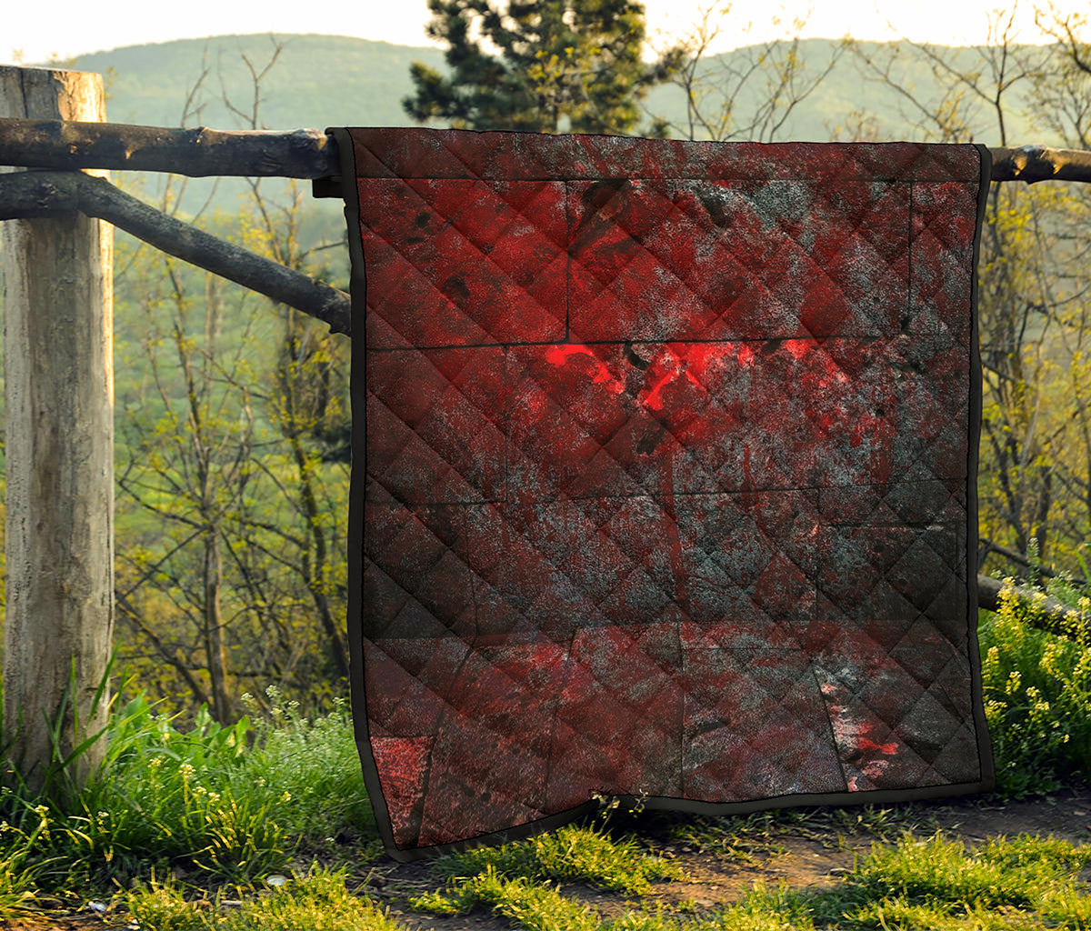 Bloody Room Print Quilt