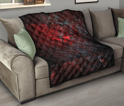 Bloody Room Print Quilt