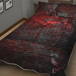 Bloody Room Print Quilt Bed Set