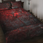 Bloody Room Print Quilt Bed Set