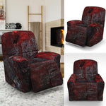 Bloody Room Print Recliner Slipcover