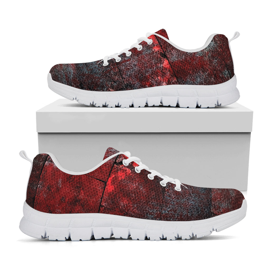 Bloody Room Print White Sneakers