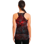 Bloody Room Print Women's Racerback Tank Top