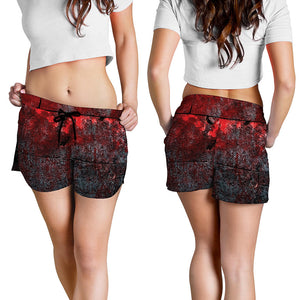 Bloody Room Print Women's Shorts