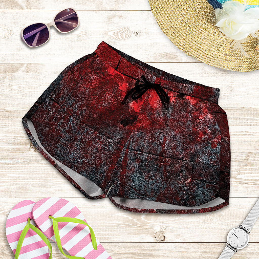 Bloody Room Print Women's Shorts