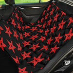 Bloody Satanic Pentagram Pattern Print Pet Car Back Seat Cover