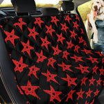 Bloody Satanic Pentagram Pattern Print Pet Car Back Seat Cover