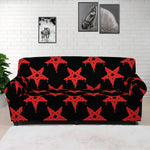 Bloody Satanic Pentagram Pattern Print Sofa Cover