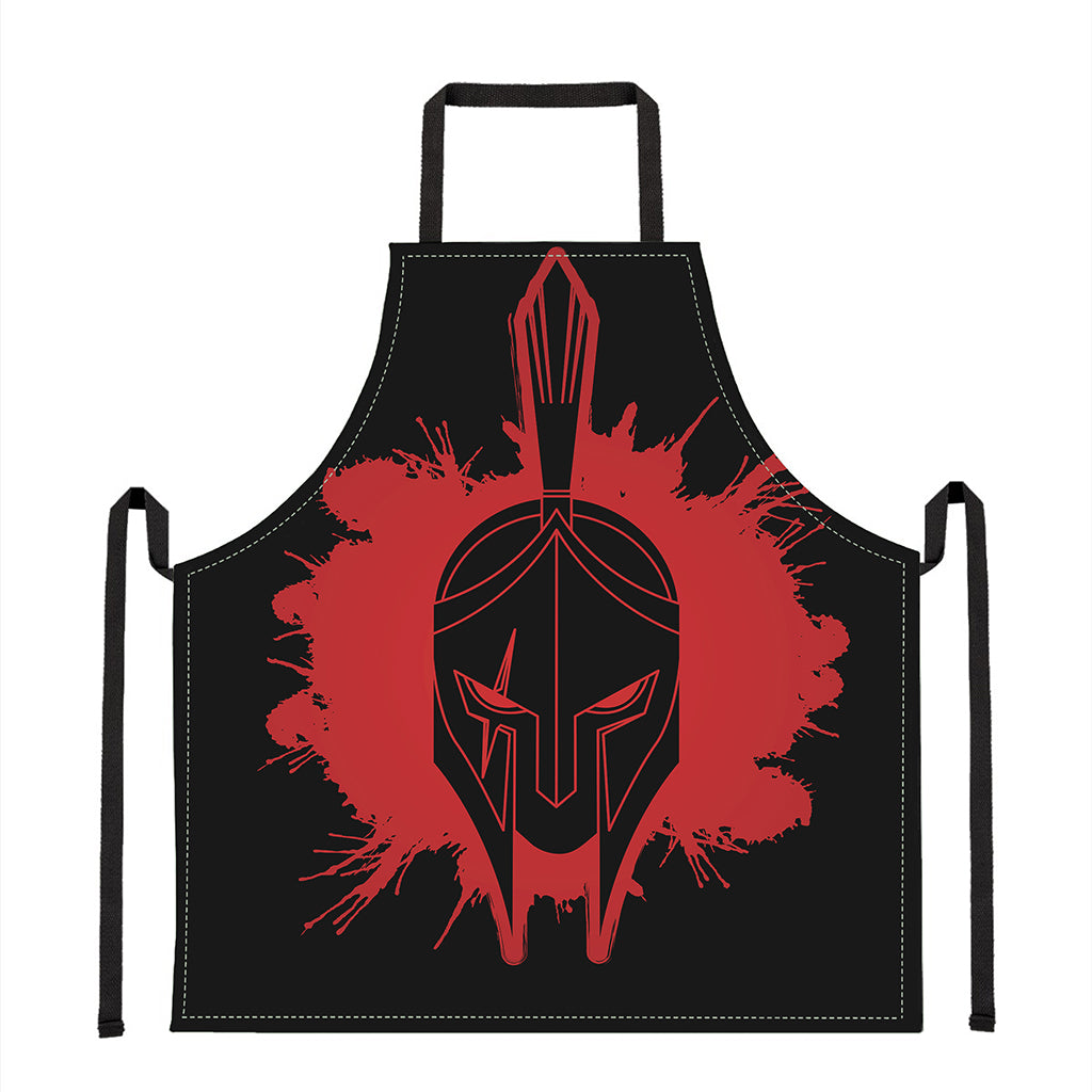 Bloody Spartan Warrior Print Apron