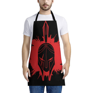 Bloody Spartan Warrior Print Apron