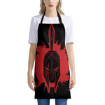 Bloody Spartan Warrior Print Apron