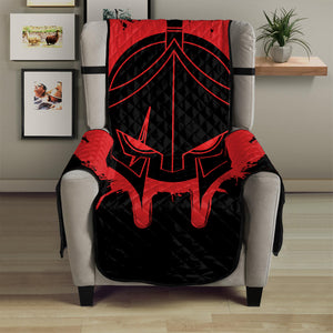 Bloody Spartan Warrior Print Armchair Protector