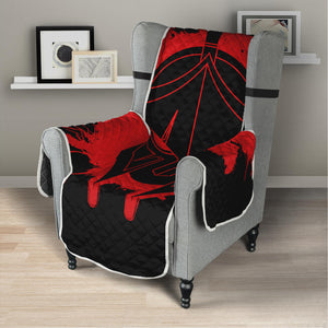 Bloody Spartan Warrior Print Armchair Protector