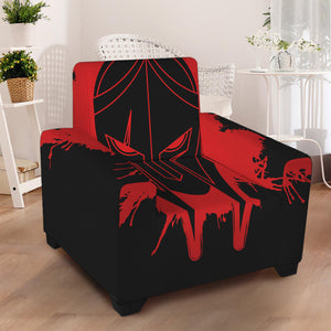 Bloody Spartan Warrior Print Armchair Slipcover