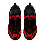 Bloody Spartan Warrior Print Black Sneakers